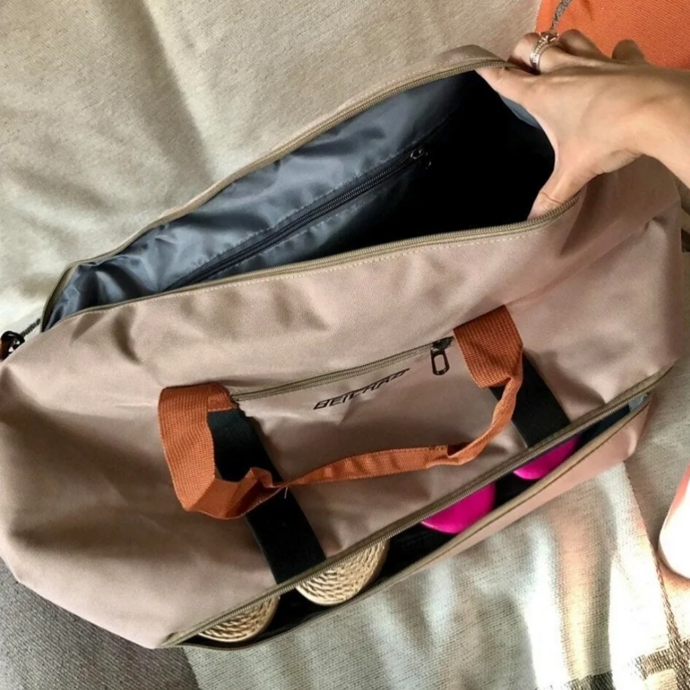 NEW Beige Duffle Bag